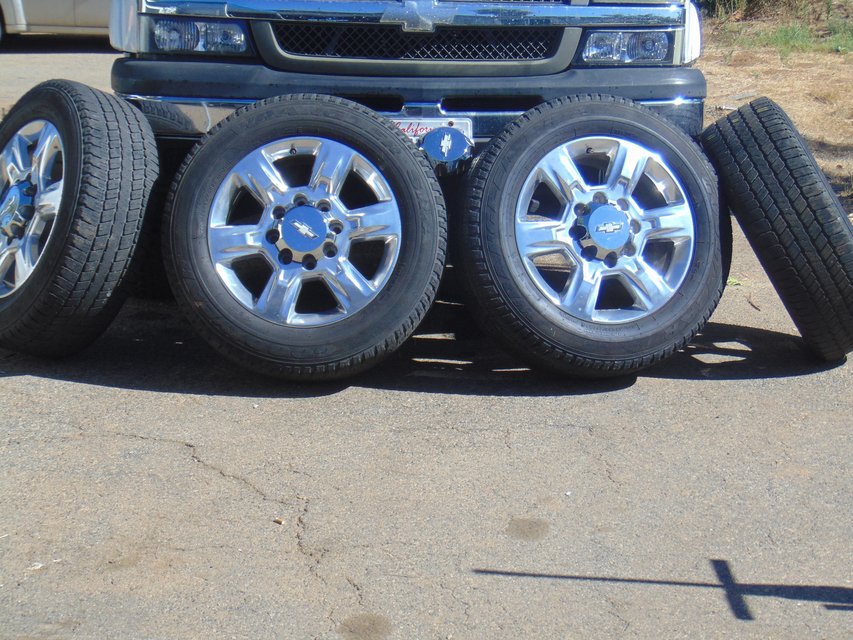 Chevy 20" OEM Wheels 8x180 Lug Goodyear Tires Set Silverado 2500 3500 Used in Camp Pendleton