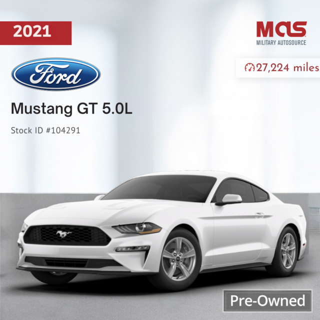 2021 White Ford Mustang GT Fastback Cars & Trucks By Dealer for sale on Wiesbaden bookoo!