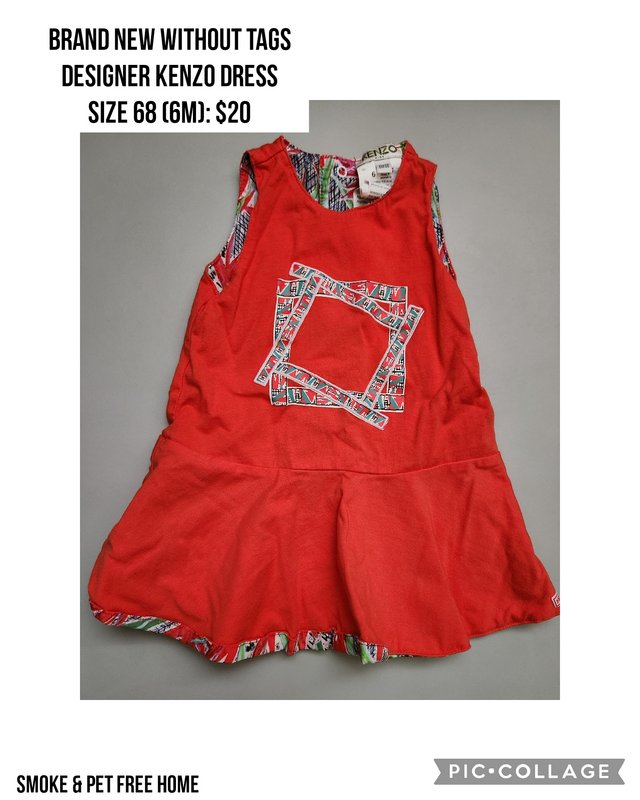 New Kenzo dress (68) Baby & Kids for sale on Okinawa bookoo!