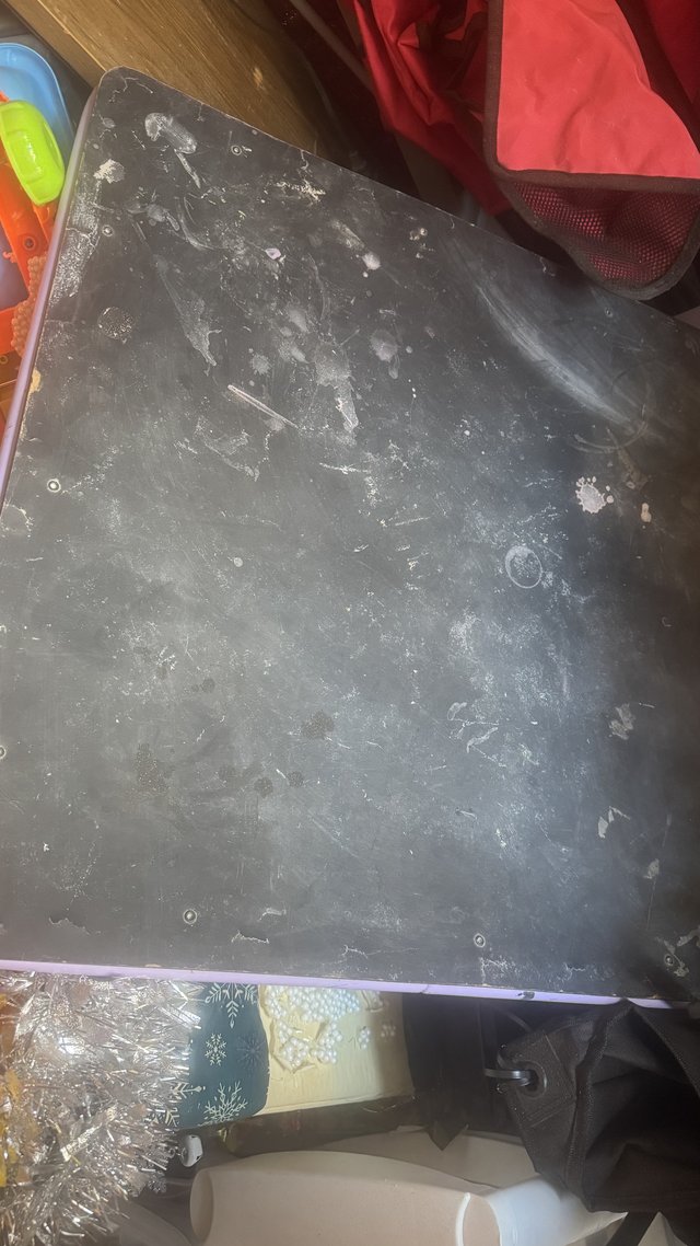 Kids chalk table in 29 Palms