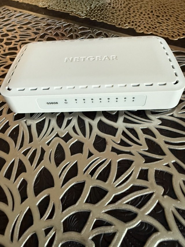 NETGEAR 8-Port Gigabit Ethernet Unmanaged Switch (GS608) - Desktop or Wall Mount, Home Network Hub, in Mayport Naval Station