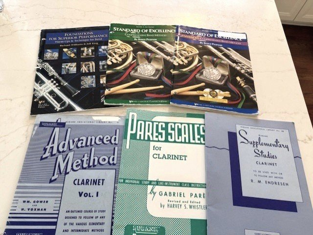 Standard of Excellence Clarinet Music books plus 4 more in Chicago