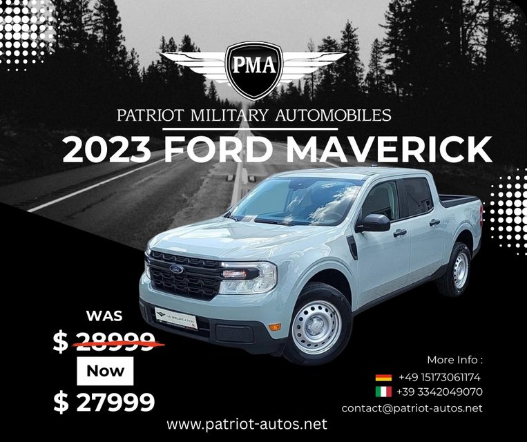 2023 Ford Maverick- SAVINGS- x3 Available in Ramstein