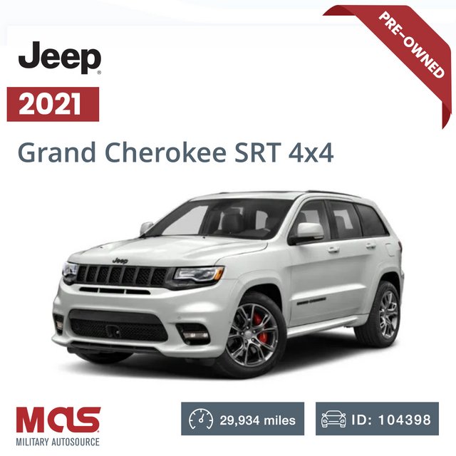 2021 Jeep Grand Cherokee in Fort Riley
