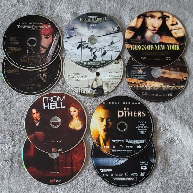 5 DVD 2-Disc Movies in Camp Lejeune