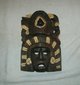 Vintage 7 3/4" Painted Wooden Handmade Mask Sculpture Wood Carving, Wall Decor Art in Camp Lejeune