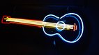 NEON GUITAR in 29 Palms