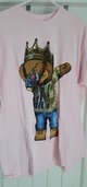 Men's Pink Dabbing Bear in Camp Lejeune