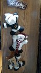 30" CHRISTMAS STUFFED SANTA, SNOWMAN & REINDEER in TEST
