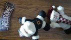 30" CHRISTMAS STUFFED SANTA, SNOWMAN & REINDEER in TEST