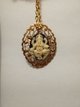 Ganesha Cameo Pendant Chain Necklace Elephant Head Hindu Luck Handcrafted in 29 Palms